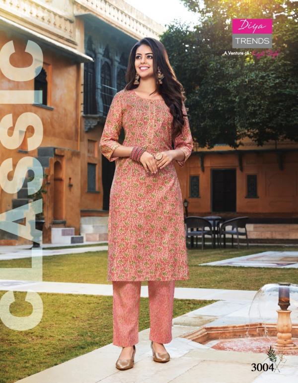 Goldy Vol 3 By Diya Trends Fancy Kurti With Bottom Collection